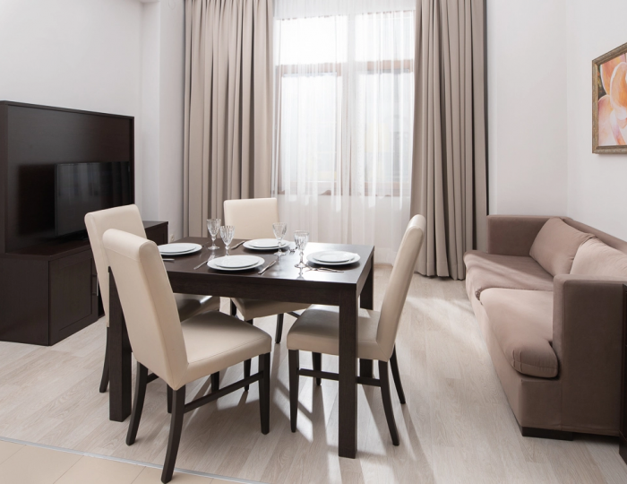 Апартаменты стандарт 1 спальня 540 - Апартаменты Курорта Красная Поляна (бывш. «Горки Город»)