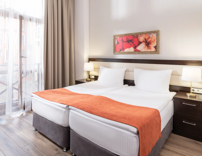 Апартамент стандарт 2 спальни 540 для маломобильных групп населения - Апартаменты Курорта Красная Поляна (бывш. «Горки Город»)